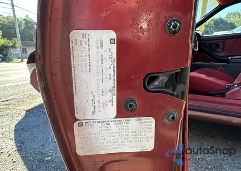 1988 Chevrolet Camaro z USA, uszkodzony, nr VIN 1G1FP21F1JL138014